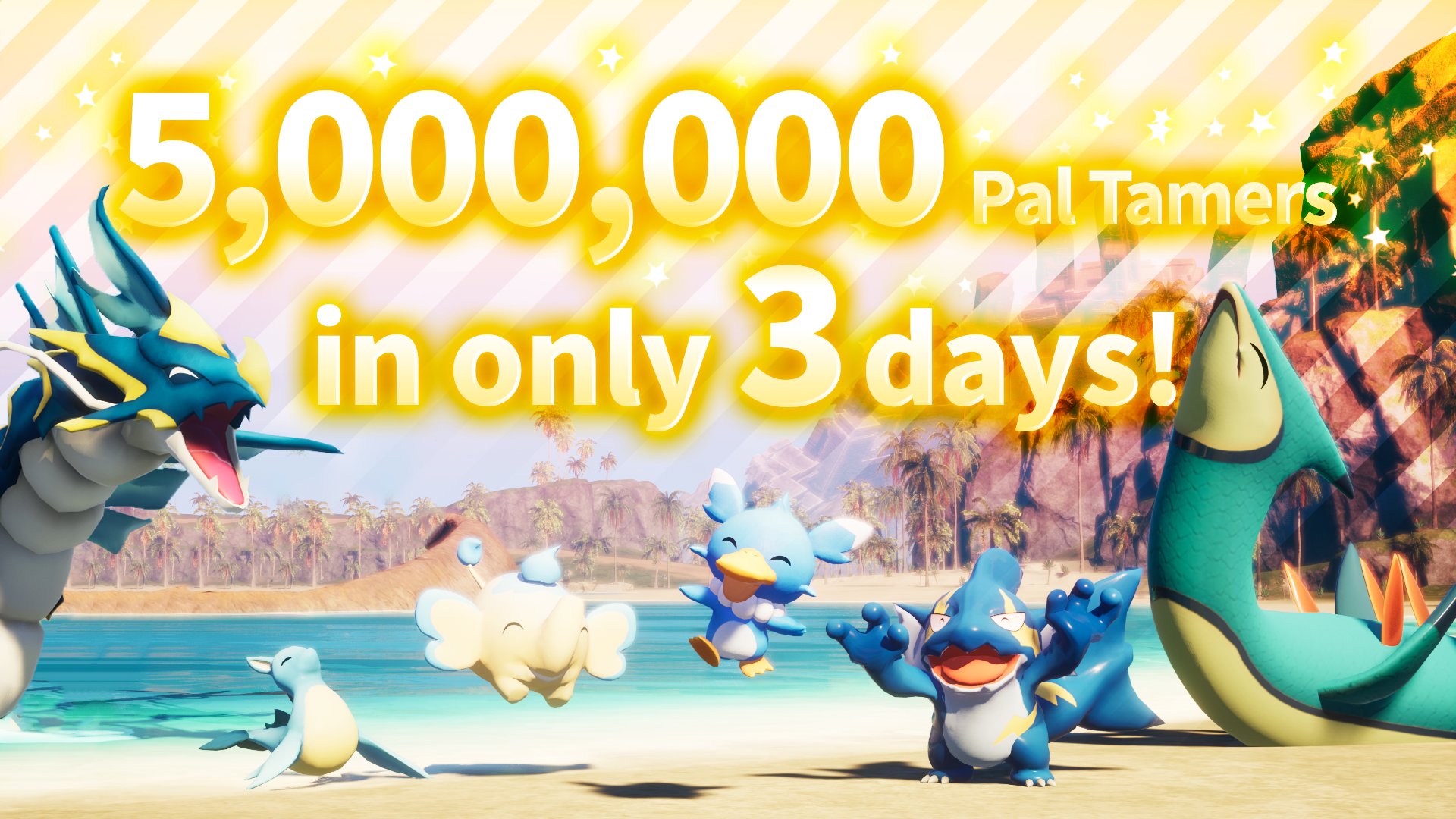《Palworld》：仅三天突破500万张销量，成为热门游戏！